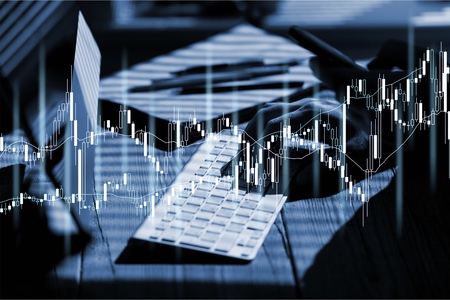 Business analytics dashboard concept