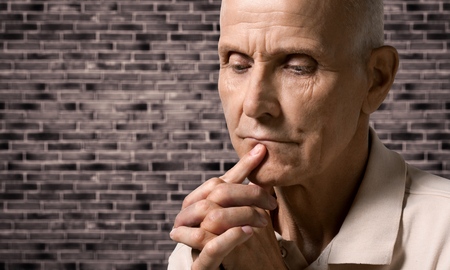 Old Man in deep thoughts