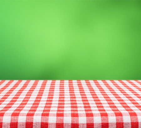 Worn table and blur with bokeh grass