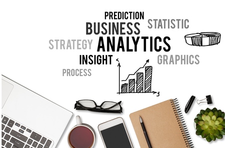 White office  table conceptの写真素材