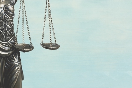 Justice scale law courtroom abstract background lawyerの写真素材