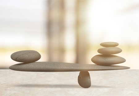 Concept of stones harmony and balanceの写真素材
