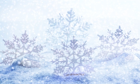 Christmas snowflakes isolated on  background