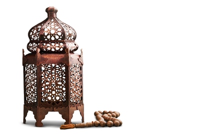 Arabic lantern decoration lampの写真素材