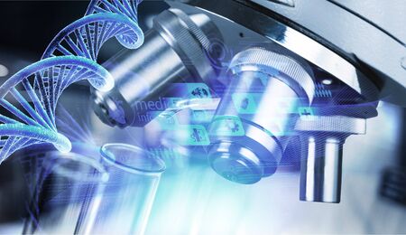 Scientific research conceptの写真素材