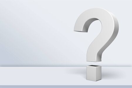 Question symbol concept