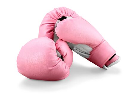 Pink Boxing Glovesの写真素材