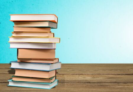 Opened Book on wooden table