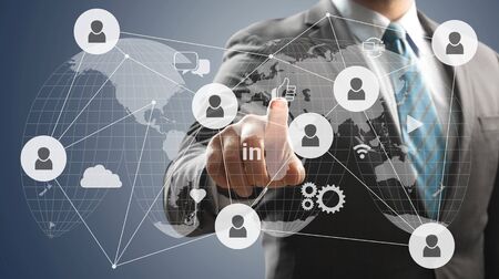 Business cyberspace and technology conceptの写真素材