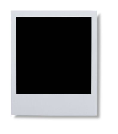 Blank instant photo frameの写真素材