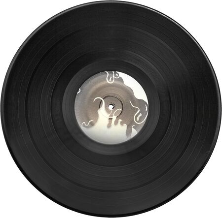 Vinyl Record - Isolatedの写真素材