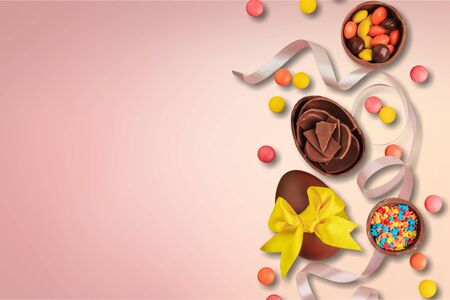 Photo of Black and white chocolate Easter egg