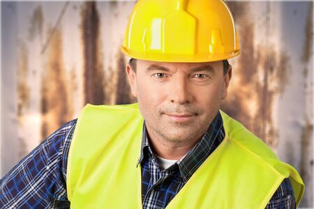 worker with yellow hat