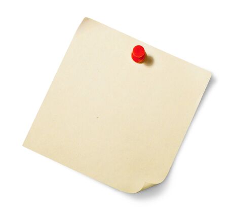 Blank Note Paper with Pin