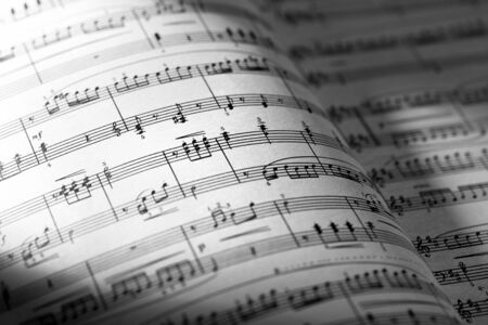 Music Book Close-Upの写真素材