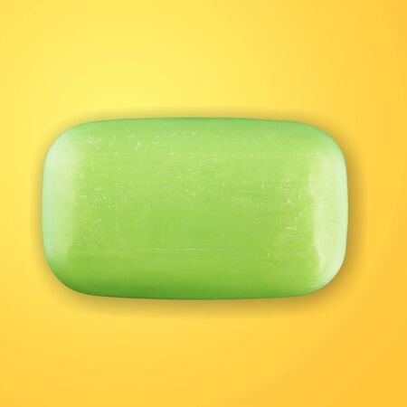 Bar Of Soap, Single Object.Barの写真素材