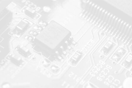 White texture background of printed circuit board. Computer technology background. Information tech....