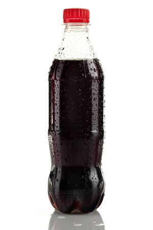 Cola Plastic Bottle Without Labelの写真素材