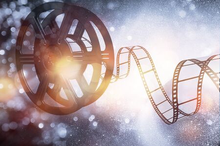 Film reel in high resolutionの写真素材