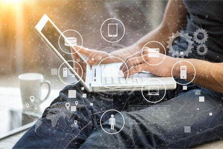 Data Management Platform conceptの写真素材