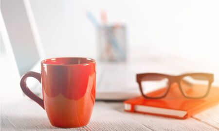 Home office interior detailsの写真素材