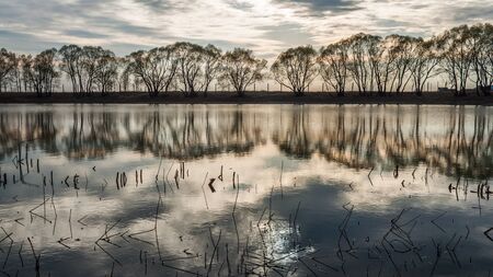 small lake on the outskirts of