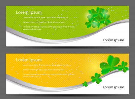 Saint Patrick s day banner vector illustrationのイラスト素材
