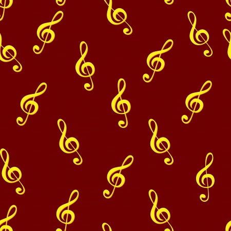 Abstract music seamless pattern background vector illustration fのイラスト素材