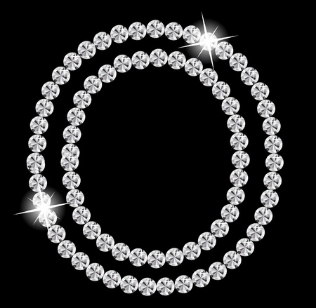 Diamond Alphabet illustrationのイラスト素材