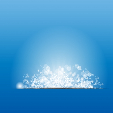 illustration sun on blue background.のイラスト素材