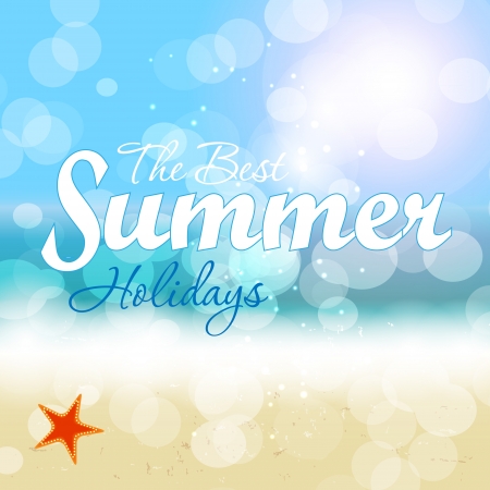 Summer holidays background.のイラスト素材
