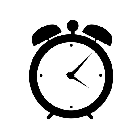 clock alarm icon illustrationの写真素材