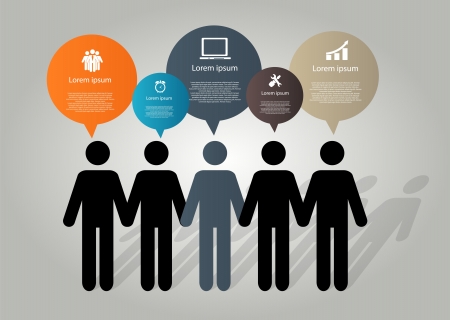 INFOGRAPHICS design elements illustrationのイラスト素材