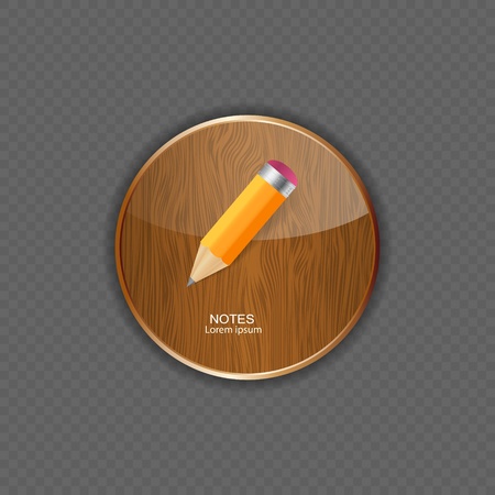 Notes  application icons vector illustrationのイラスト素材