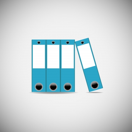 Folders wood application icons vector illustrationのイラスト素材