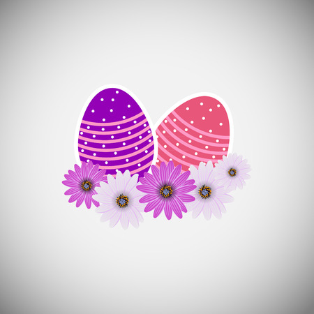 Easter wood application icons vector illustrationのイラスト素材