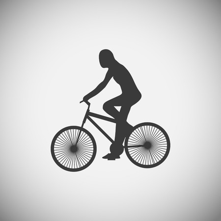 Bicycle wood application iconsのイラスト素材
