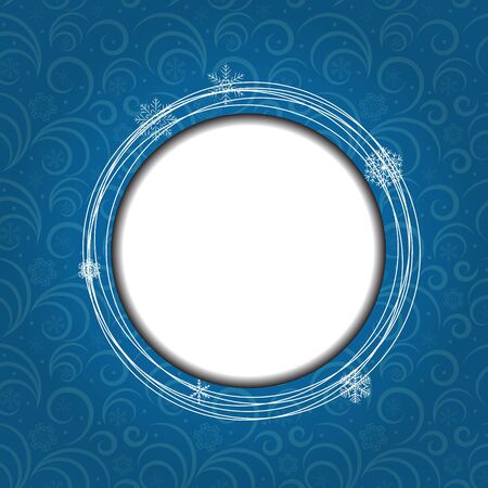 Christmas snowflakes background vector illustrationのイラスト素材