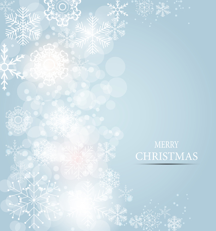 Christmas snowflakes background vector illustrationのイラスト素材