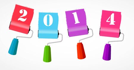 Paint roll icon vector illustrationのイラスト素材
