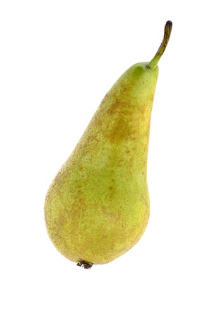 Green Pear Isolated on White Backgroundの写真素材