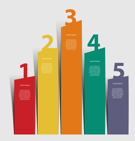 INFOGRAPHICS design elements illustrationのイラスト素材