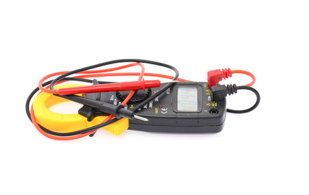 Digital Multimeter Isolated on White Background.の写真素材