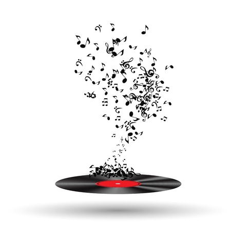 Abstract music background vector illustration for your designのイラスト素材