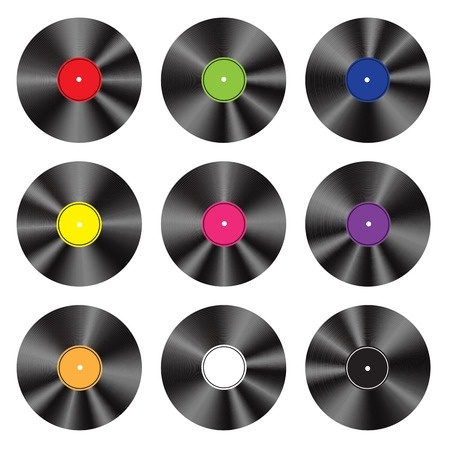 Set of Abstract music background vector illustration for your deのイラスト素材