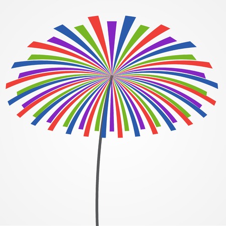 Colorful Abstract Psychedelic Art Background. Vector Illustratioのイラスト素材