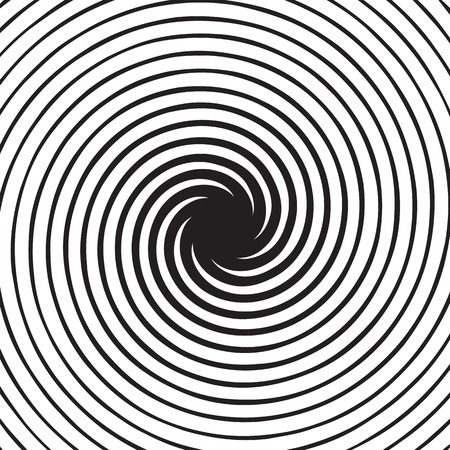 Black and White Abstract Psychedelic Art Background. のイラスト素材