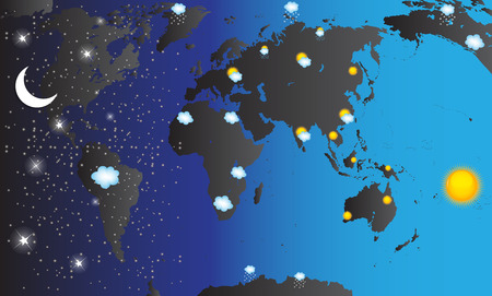 Map Of The World. のイラスト素材