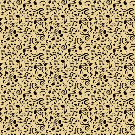 Abstract Music Background. Seamless Pattern.  のイラスト素材