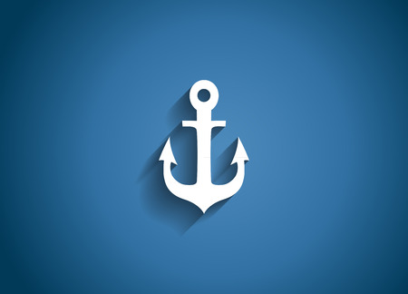 Sea Glossy Icon Vector Illustrationのイラスト素材